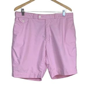 Polo By Ralph Lauren Blue Label Mens Pink Casual Shorts Sz 36